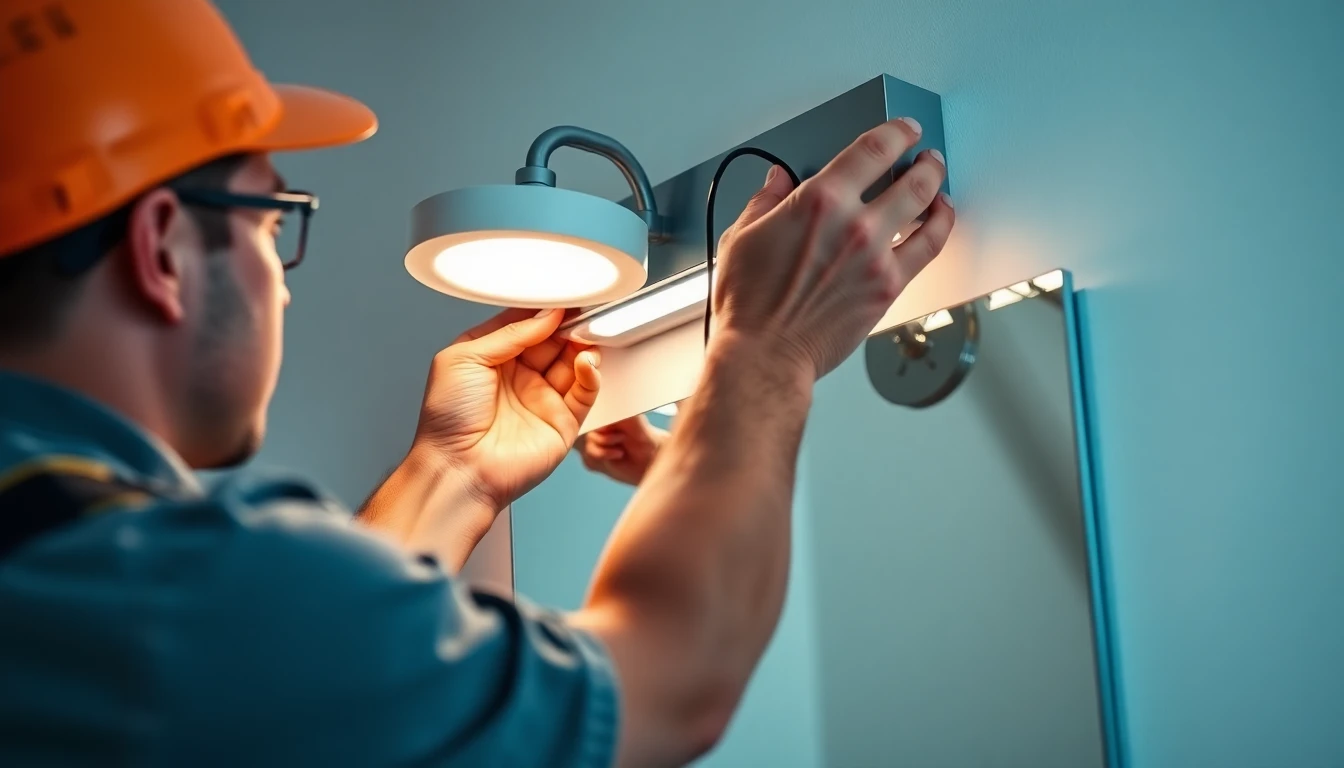 Bathroom Lighting Installation