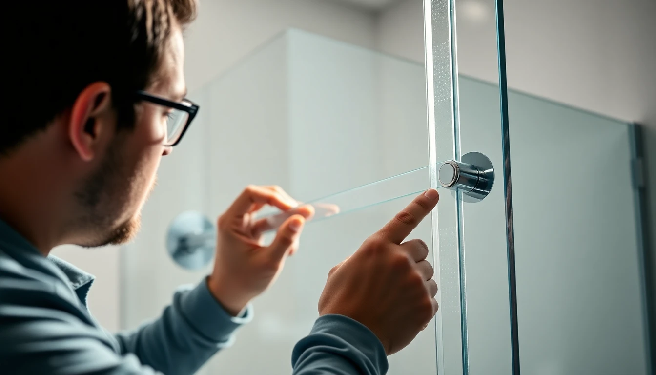 Shower Door Installation
